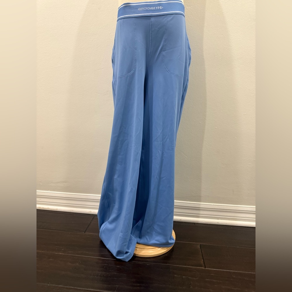 Abercrombie Kids Light Blue Wide-Leg Pants